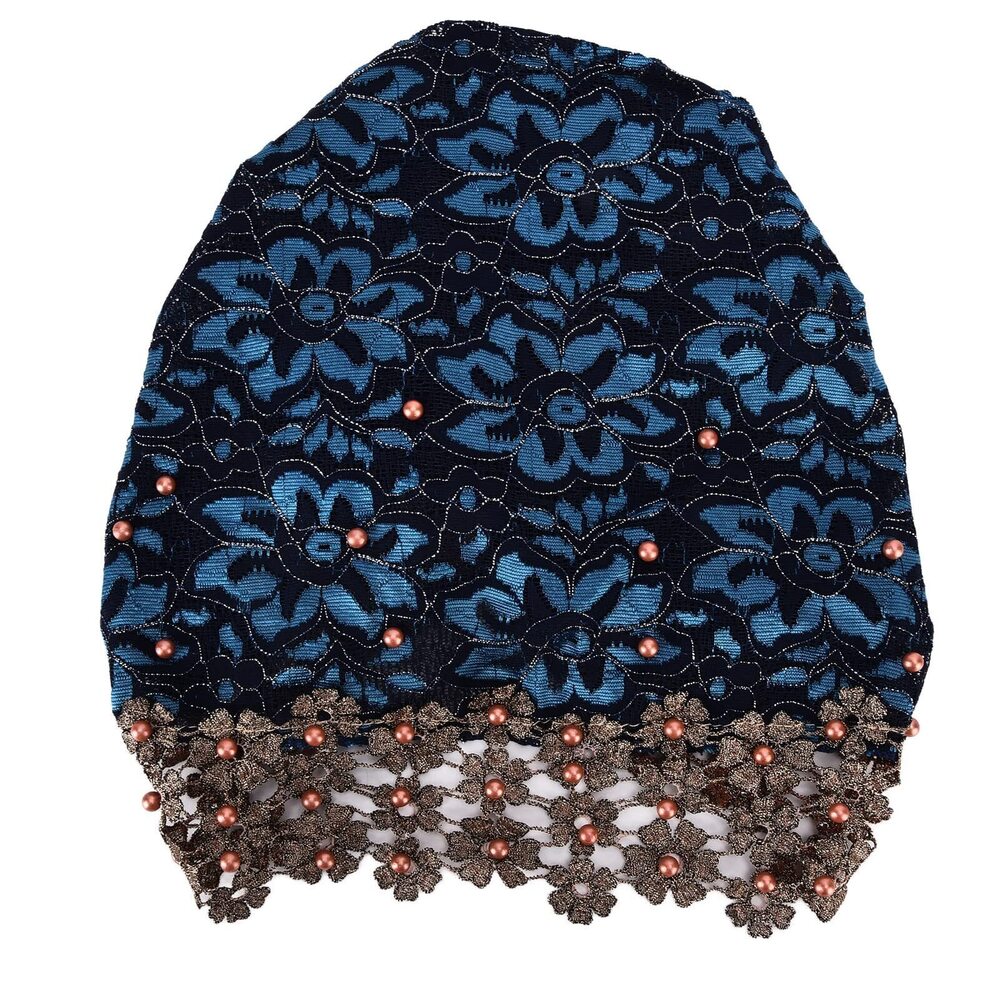 7828 Turban Beaded Hat Wear Muslim Hat Decoration Gift Headscarf Hats